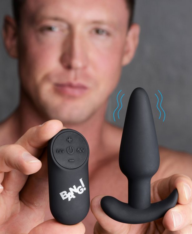 21x Silicone Butt Plug With Remote by XR Brands from LoveMart Co.