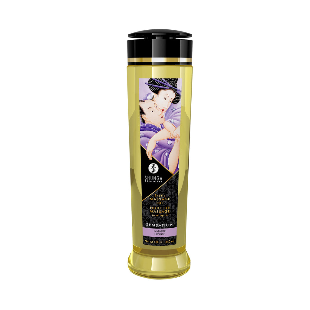 Massage Oils - Sensation - 8 Fl. Oz. by Shunga from LoveMart Co.