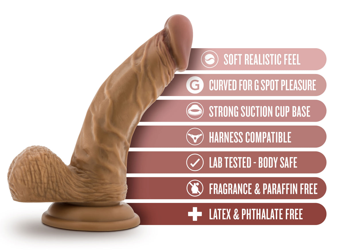 Dr. Skin - Dr. Stephen - 6.5 Inch Dildo With Balls by Blush from LoveMart Co.