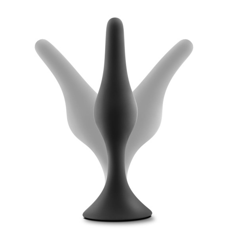 Anal Adventures Platinum - Silicone Beginner Plug - Medium by Blush from LoveMart Co.