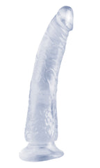 Basix Rubber Works - Slim 7 Inch With Suction Cup by Pipedream from LoveMart Co.