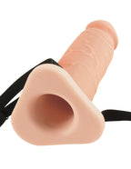 Fantasy X-Tensions 8-Inch Silicone Hollow Extension - Flesh by Pipedream from LoveMart Co.
