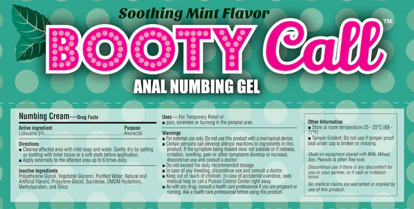 Booty Call Anal Numbing Gel by Little Genie from LoveMart Co.