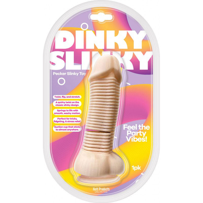 Dinky Slinky Pecker Spring Toy With Suction Cup by Hott Products from LoveMart Co.