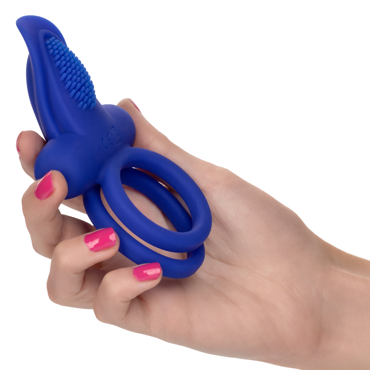 Silicone Rechargeable Dual Pleaser Enhancer by CalExotics from LoveMart Co.