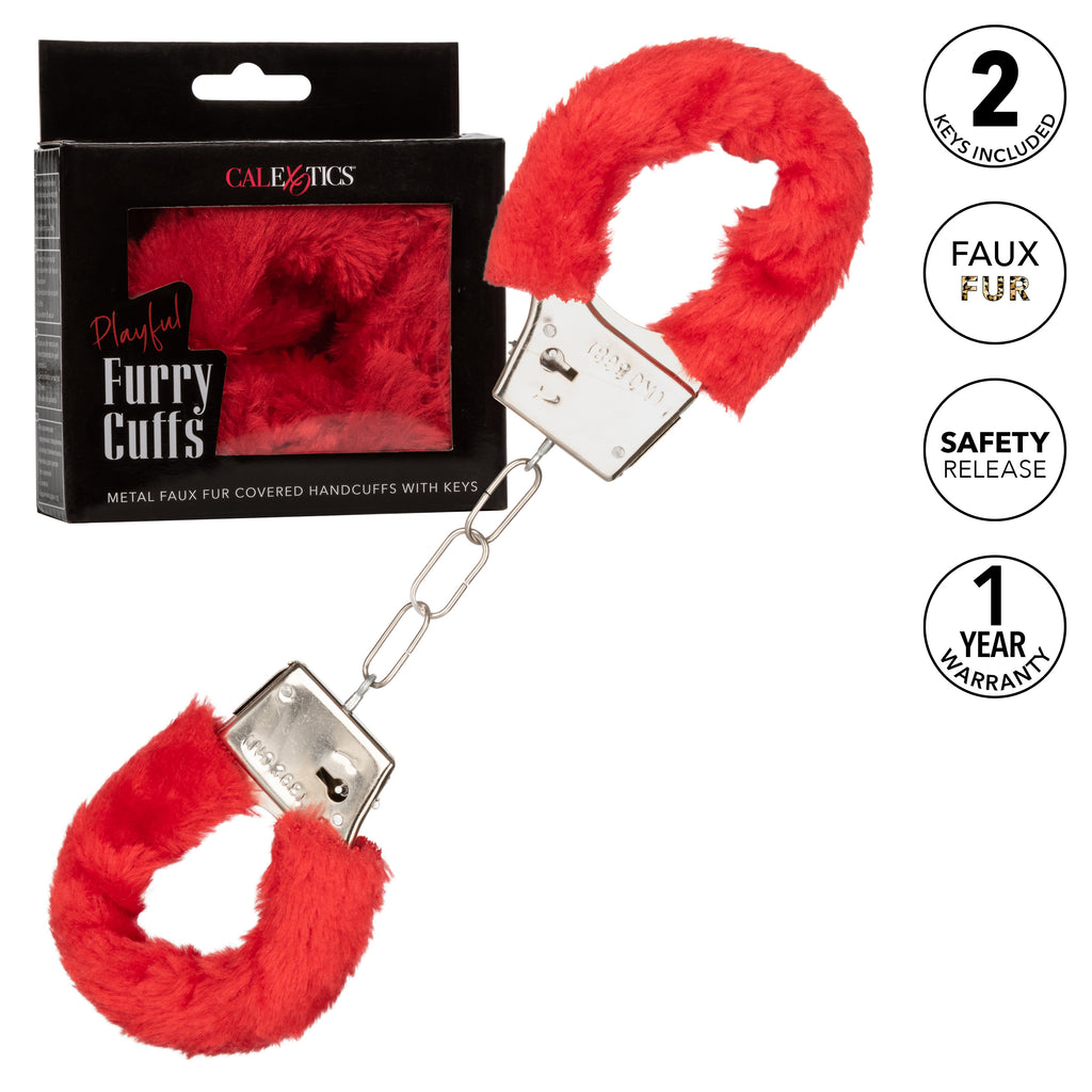 Playful Furry Cuffs by CalExotics from LoveMart Co.