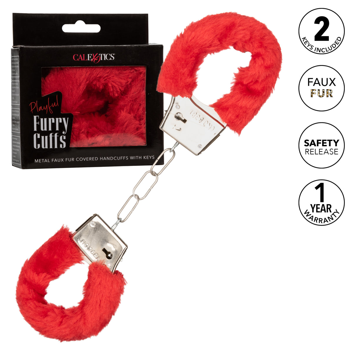 Playful Furry Cuffs by CalExotics from LoveMart Co.