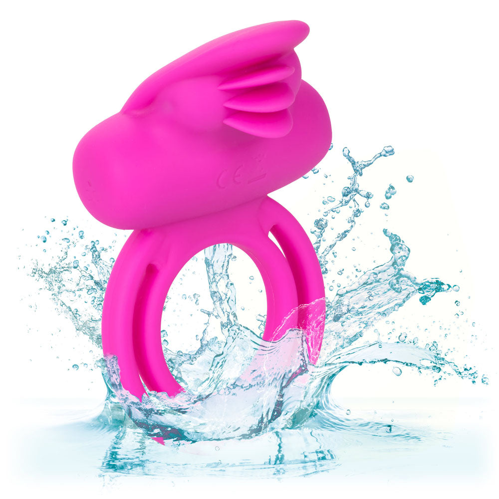 Silicone Rechargeable Dual Clit Flicker Enhancer by CalExotics from LoveMart Co.