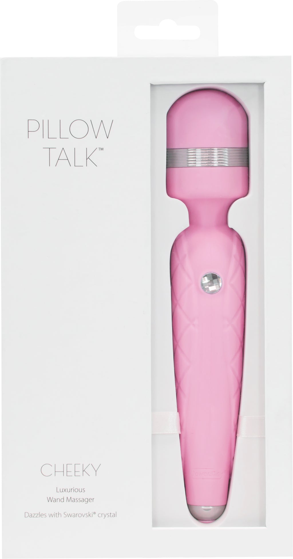 Pillow Talk Cheeky Wand With Swarovski Crystal by BMS Factory from LoveMart Co.