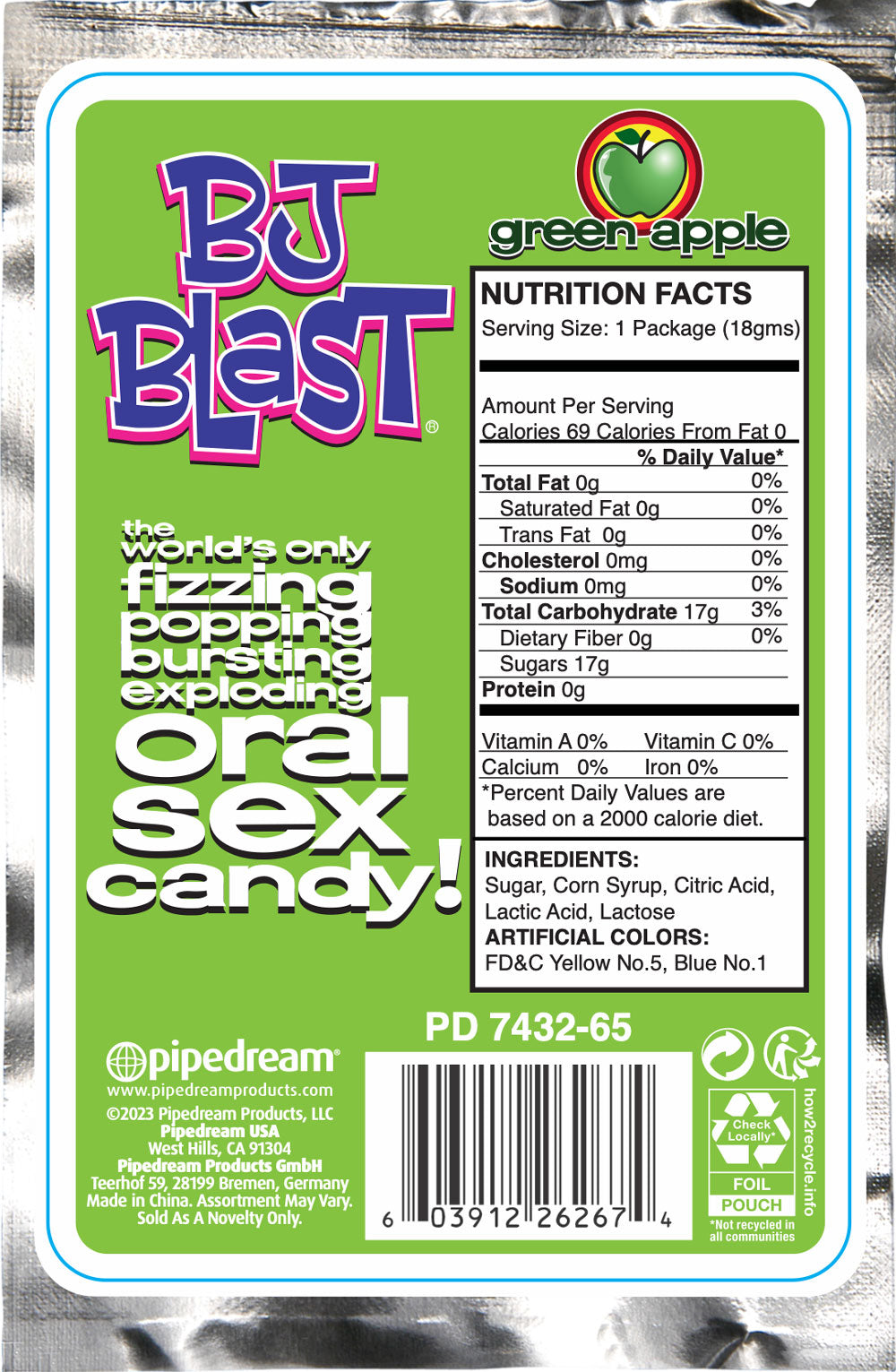Bj Blast - 3 Pack by Pipedream from LoveMart Co.