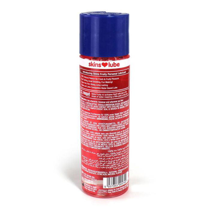Skins Strawberry Water Based Lubricant 4.4oz by Creative Conceptions from LoveMart Co.