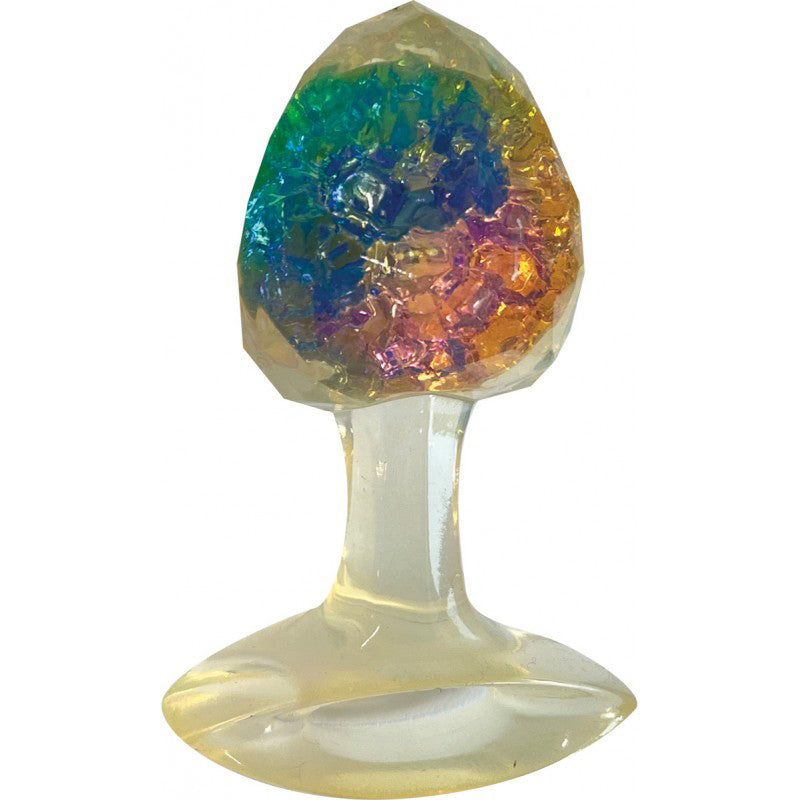 Cotton Candy - Joy Gems Topaz Butt Plug by Hott Products from LoveMart Co.