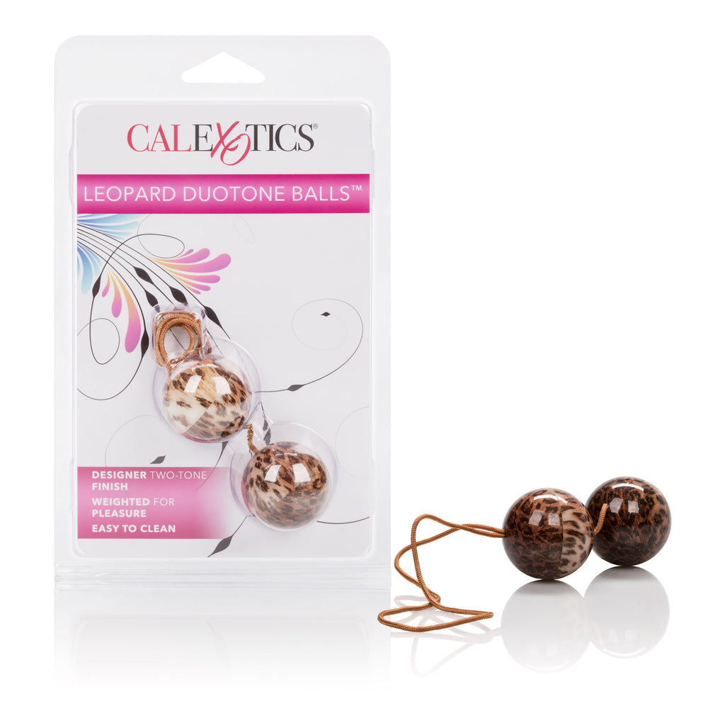 The Leopard Duo Tone Balls by CalExotics from LoveMart Co.