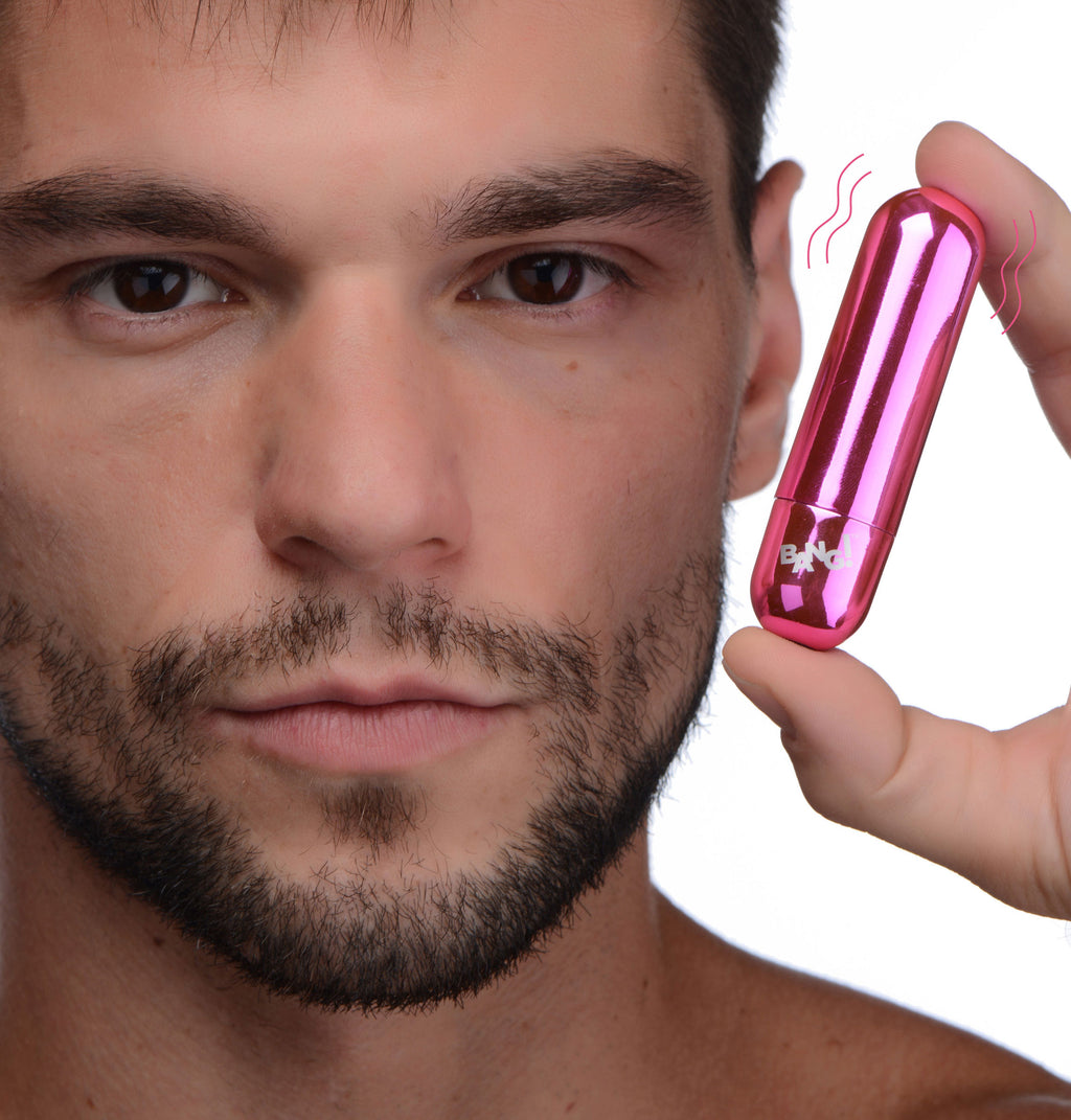10x Rechargeable Vibrating Metallic Bullet by XR Brands from LoveMart Co.