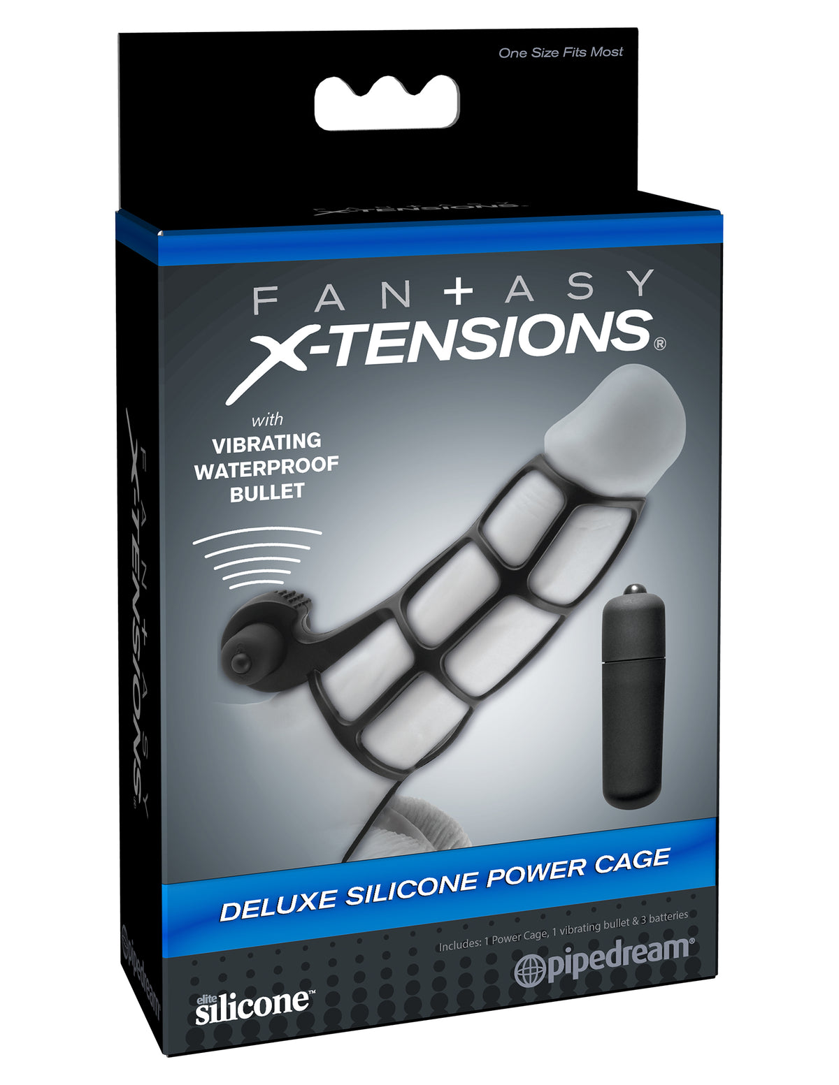 Fantasy X-Tensions Deluxe Silicone Power Cage by Pipedream from LoveMart Co.