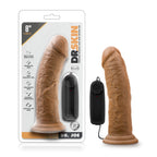 Dr. Skin - Dr. Joe - 8 Inch Vibrating Cock With Suction Cup - Mocha by Blush from LoveMart Co.
