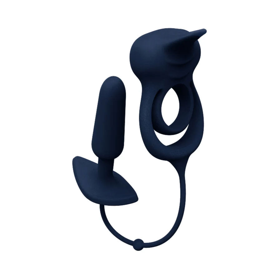 Humper Rechargeable Dual C-Ring With Anal Plug by VeDO from LoveMart Co.