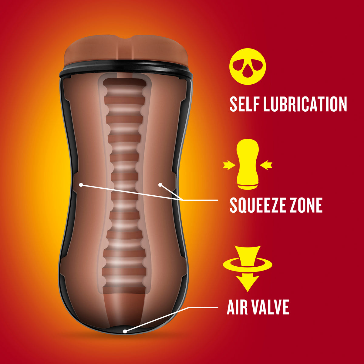 Coverboy - Manny the Fireman - Self Lubricating Stroker by Blush from LoveMart Co.