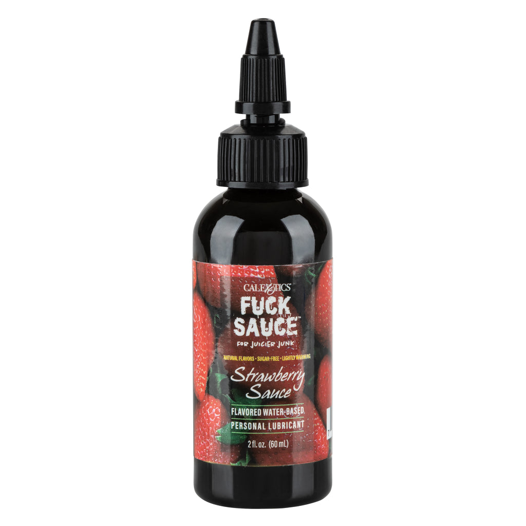 Fuck Sauce Flavored Water-Based Personal Lubricant Strawberry 2oz by CalExotics from LoveMart Co.