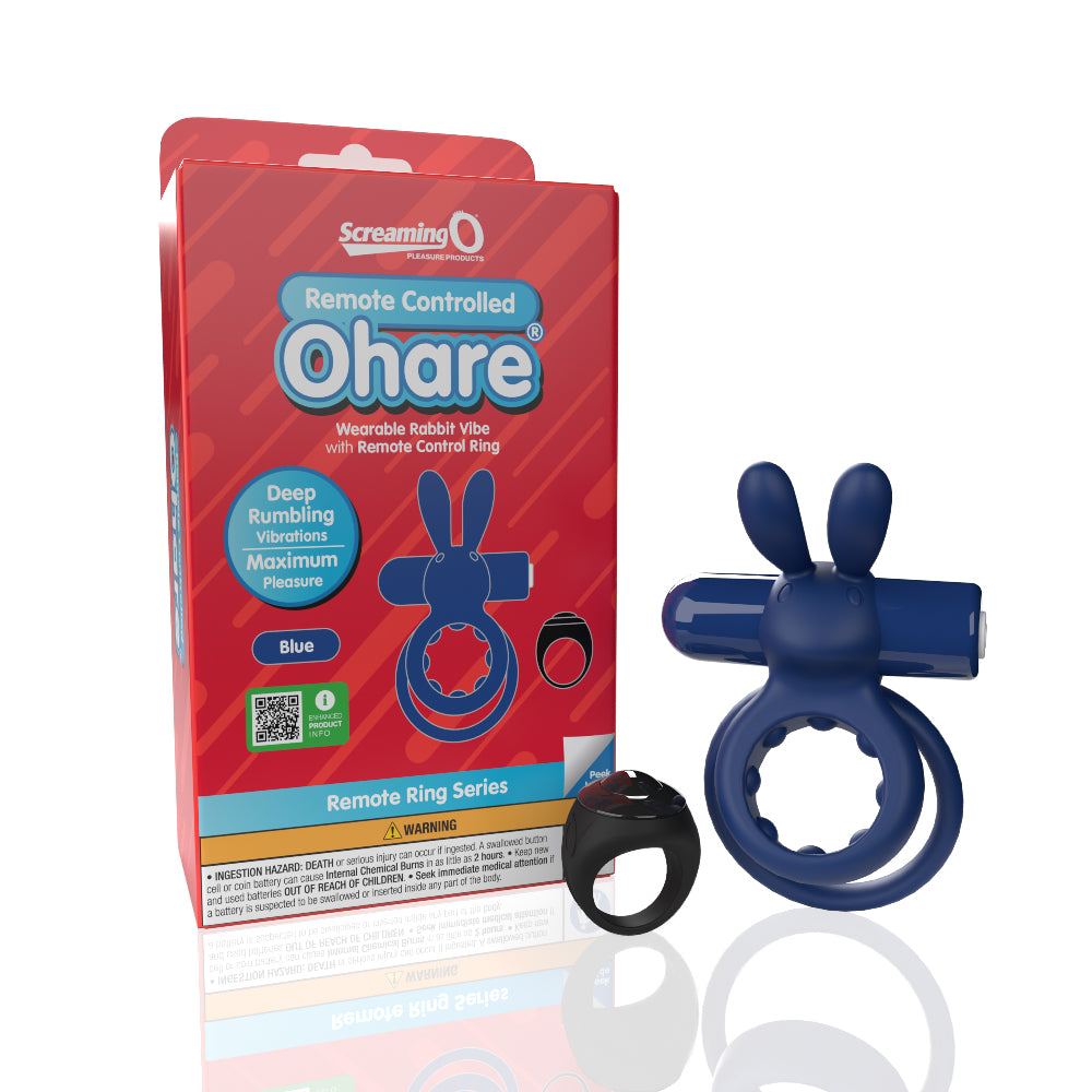 Screaming O Remote Controlled Ohare Vibrating Ring by Screaming O from LoveMart Co.
