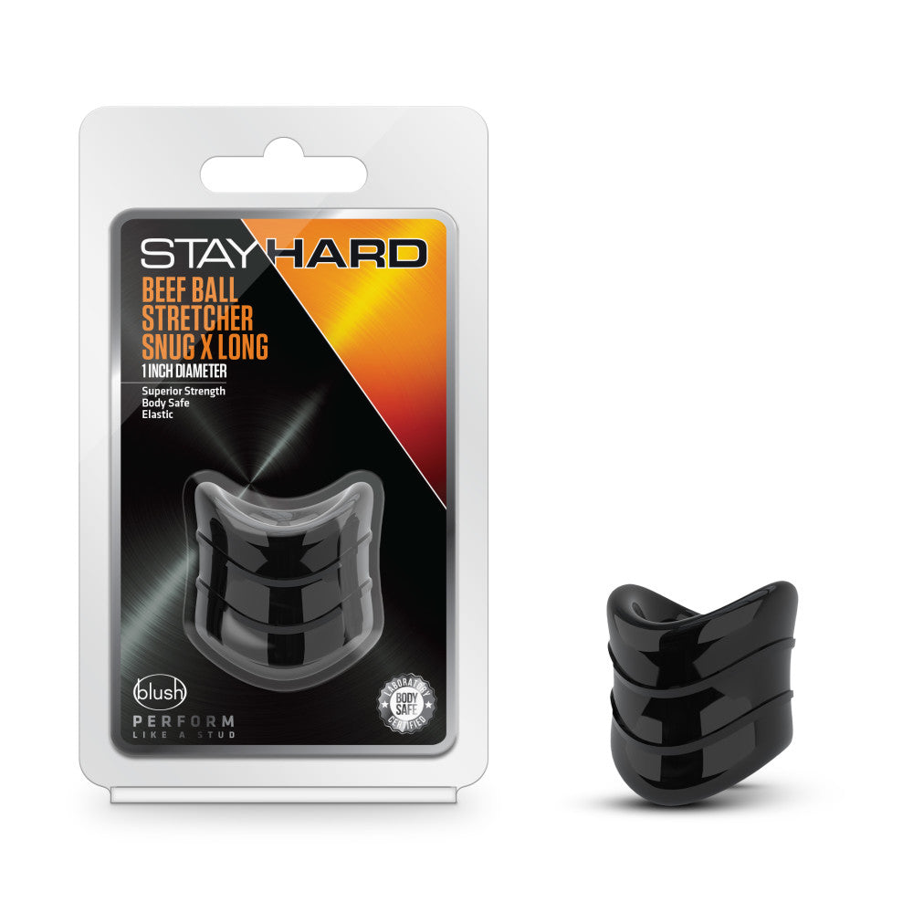 Stay Hard - Beef Ball Stretcher Snug X Long - 1 Inch Diameter by Blush from LoveMart Co.