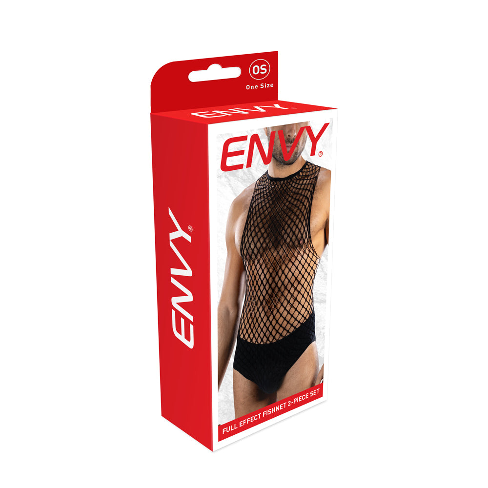 Envy Full Effect Fishnet 2 Piece Set Os by Envy Menswear from LoveMart Co.