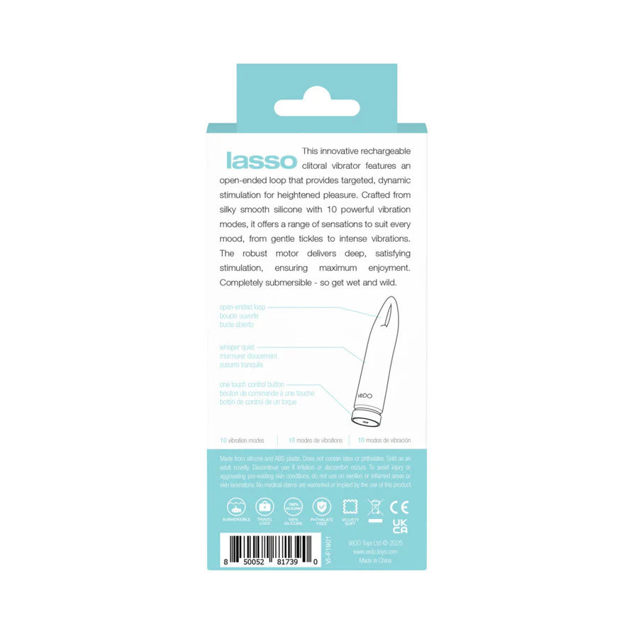 Lasso Rechargeable Clitoral Bullet Vibrator by VeDO from LoveMart Co.