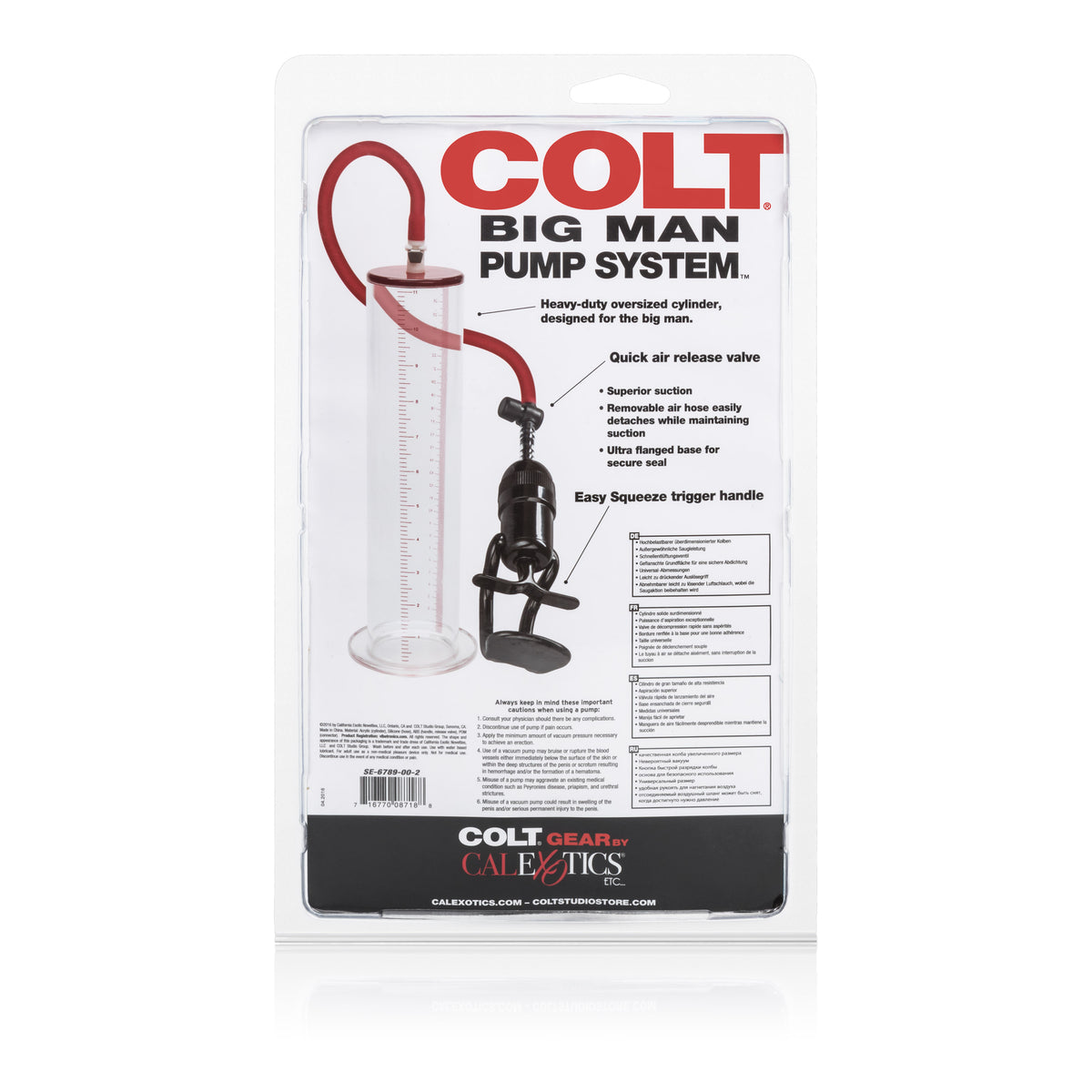 Colt Big Man Pump System by CalExotics from LoveMart Co.