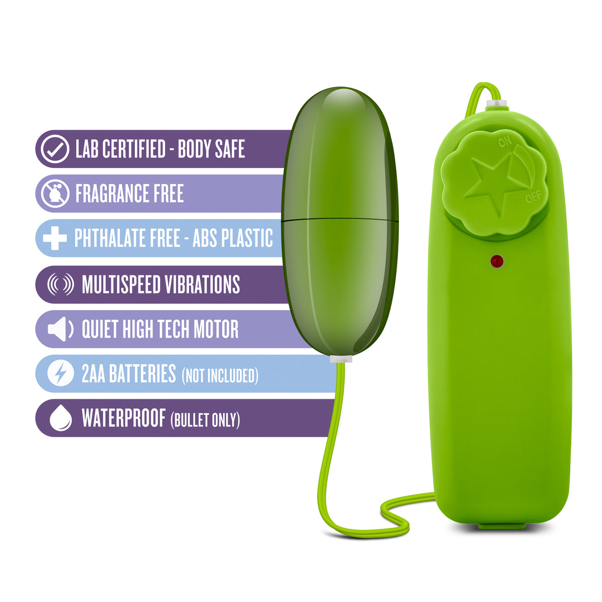 B Yours Power Bullet - Lime by Blush from LoveMart Co.