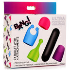 Bang - Rechargeable Bullet With 4 Attachments by XR Brands from LoveMart Co.