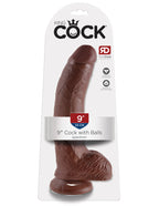 King Cock 9-Inch Cock With Balls by Pipedream from LoveMart Co.