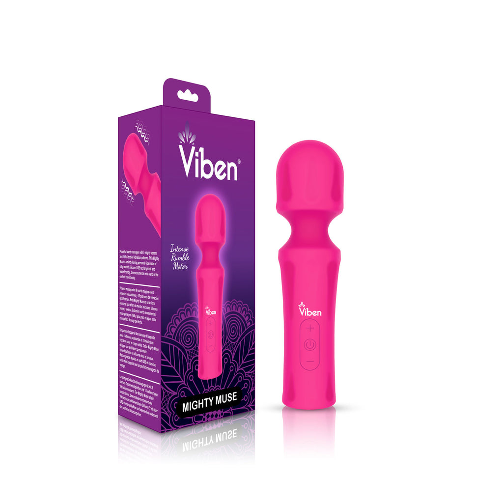 Mighty Muse Mini Massager - Hot by Viben from LoveMart Co.