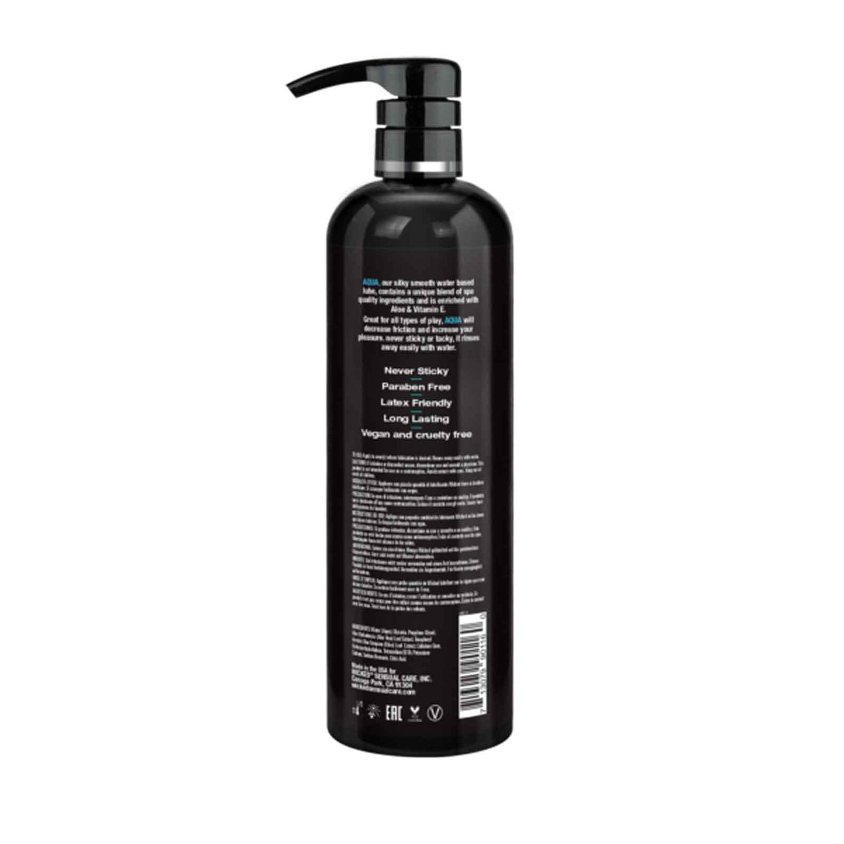 Lube Water Based 16 Oz by Wicked Sensual Care from LoveMart Co.