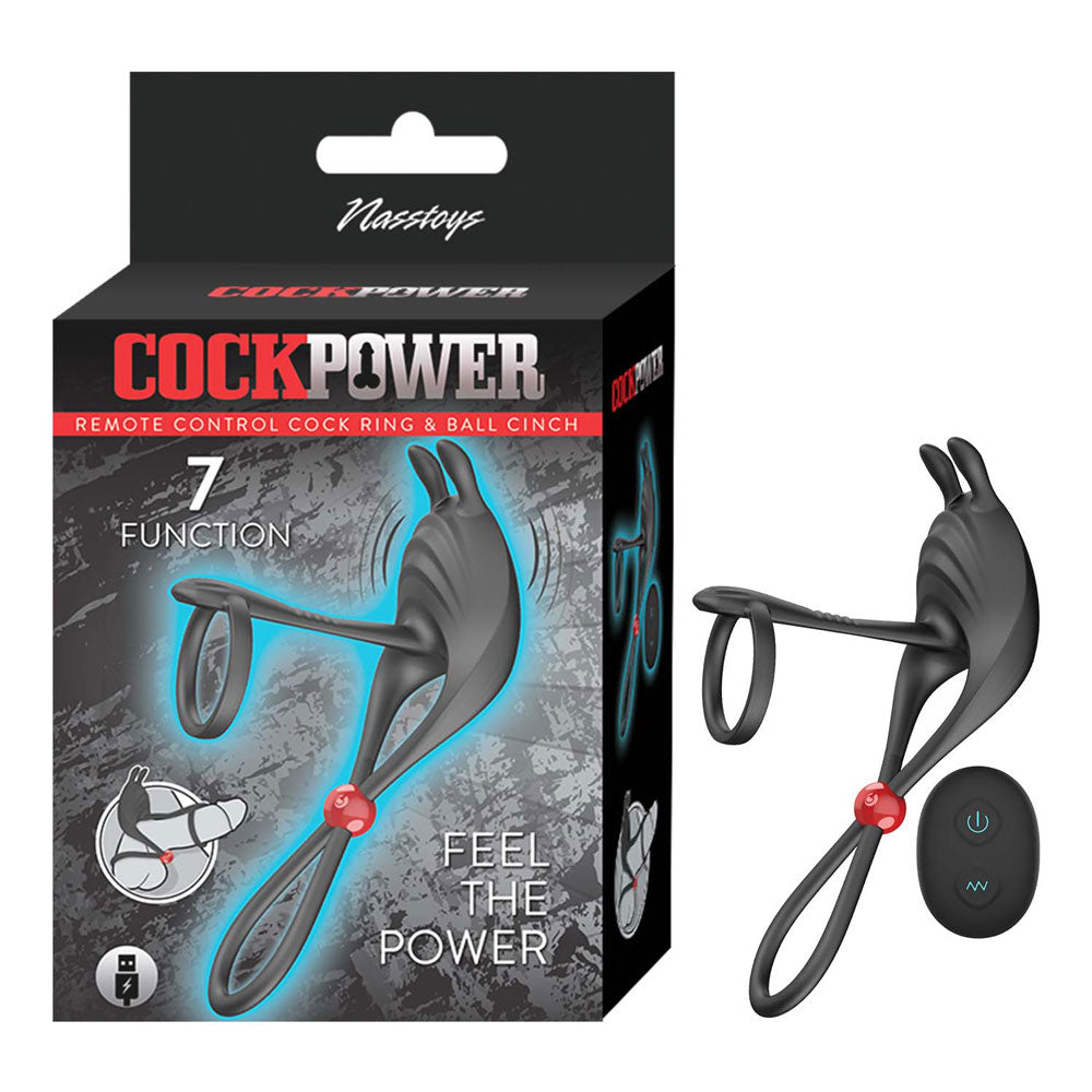 Cockpower Remote Control Cockring and Ball Cinch by Nasstoys from LoveMart Co.