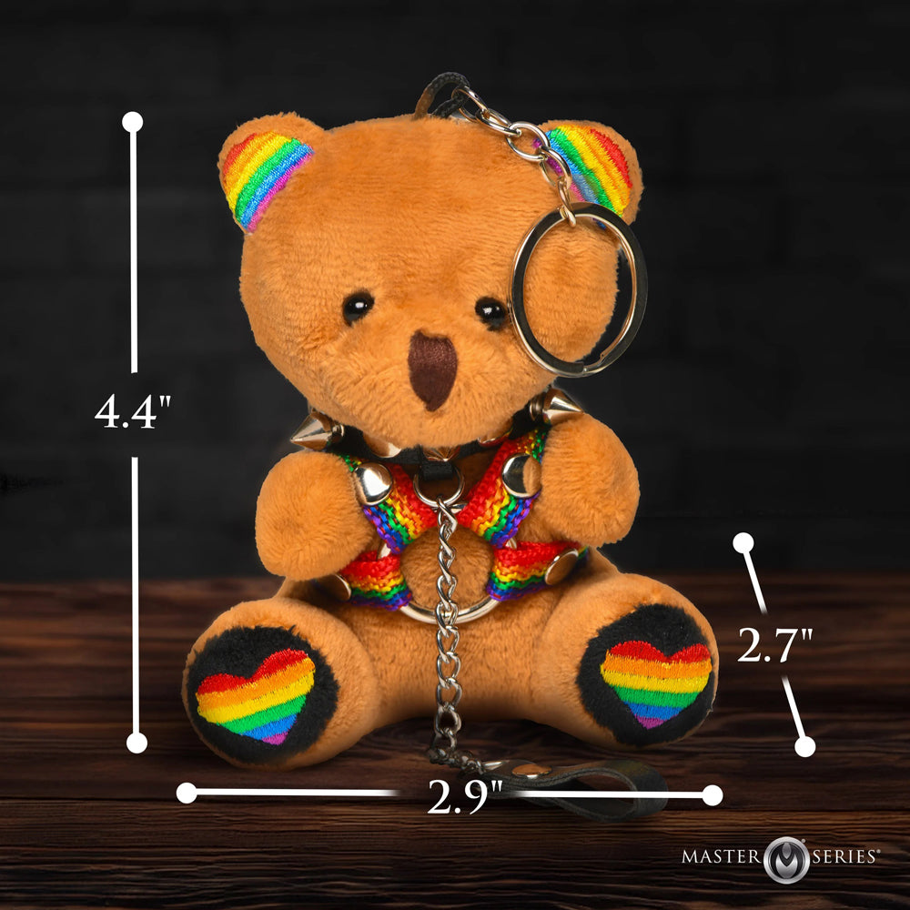 Pride Bear Keychain by XR Brands from LoveMart Co.
