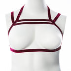 Gender Fluid Sugar Coated Harness - Small/large - Raspberry by Voodoo Toys from LoveMart Co.