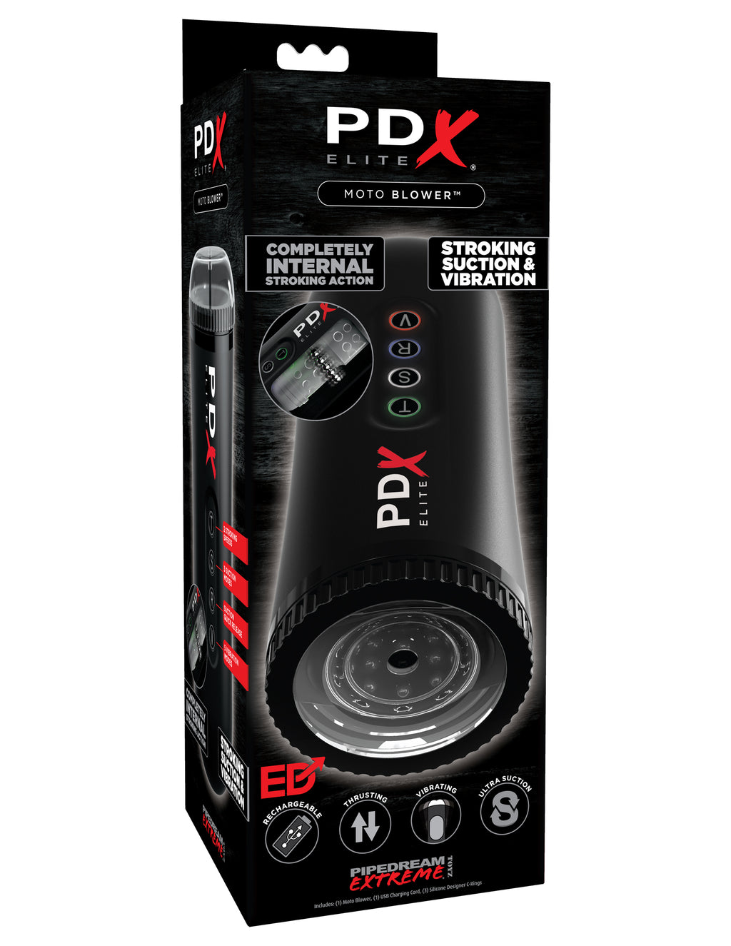 Pdx Elite Moto Blower by Pipedream from LoveMart Co.