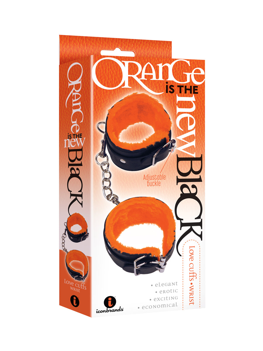 The 9's Orange Is the New Love Cuffs Wrist by Icon Brands from LoveMart Co.