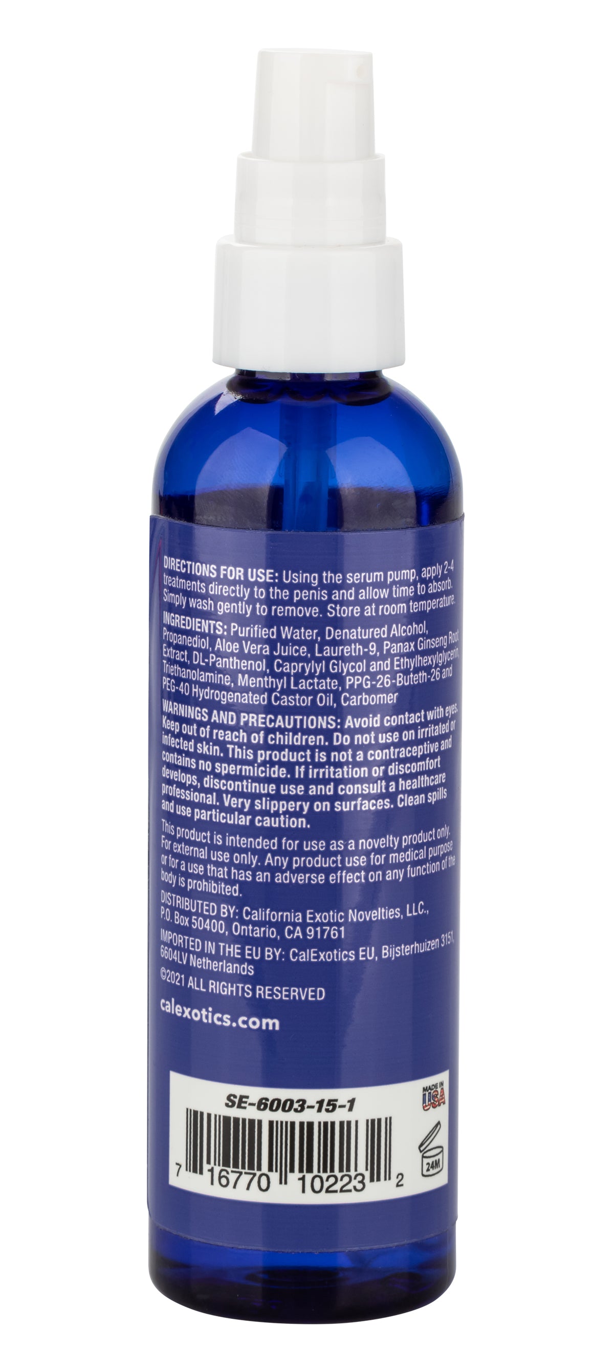 Admiral Erect Sta-Hard Serum - 4 Fl. Oz. by CalExotics from LoveMart Co.