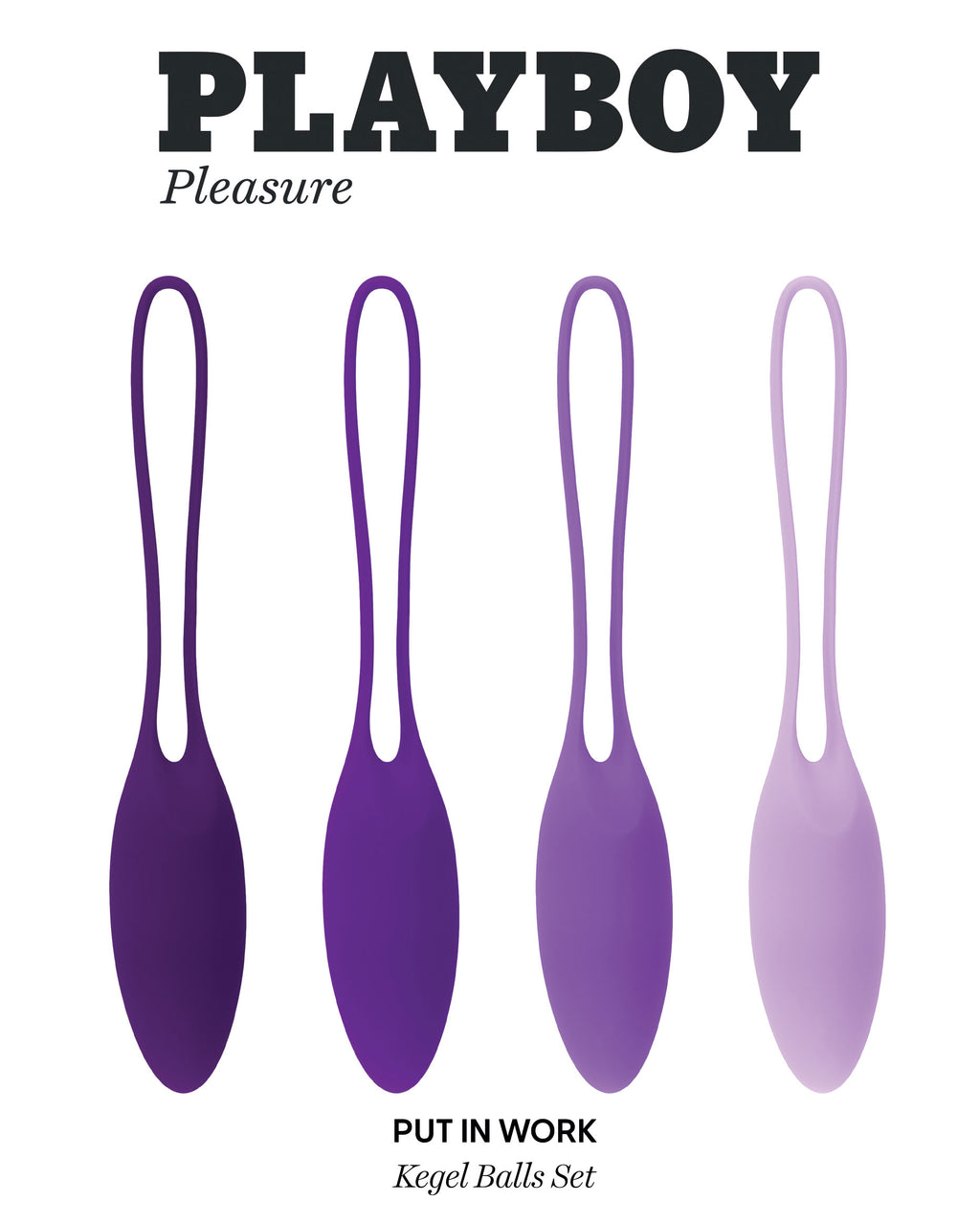 Playboy Pleasure - Put in Work - Kegel Balls Set - Acai Ombre by Playboy Pleasure from LoveMart Co.