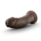Au Naturel - 8 Inch Dildo With Suction Cup - Chocolate by Blush from LoveMart Co.