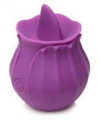 Inmi - Bloomgasm Wild Violet Licking Silicone Stimulator - Violet by XR Brands from LoveMart Co.