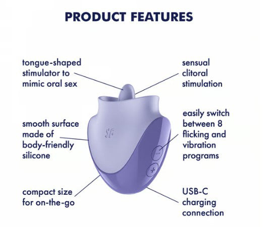 Tongue Dancer by Satisfyer from LoveMart Co.