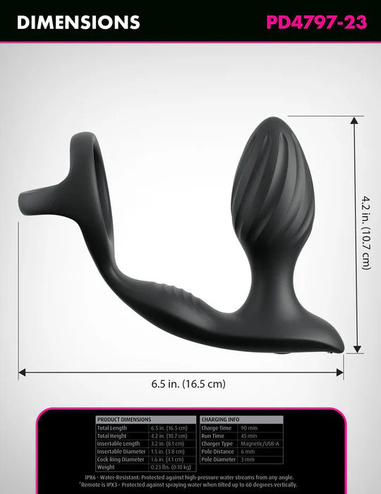 Anal Ass-Gasm Gyro-Milk Pro by Pipedream from LoveMart Co.