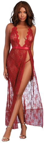 Gown, G-String - Large - Garnet by Dreamgirl from LoveMart Co.