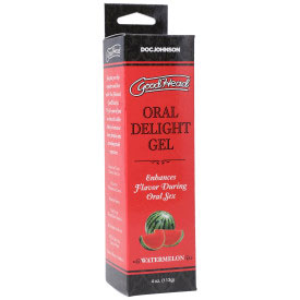 Good Head Oral Delight Gel 4 Oz - Watermelon by Doc Johnson from LoveMart Co.