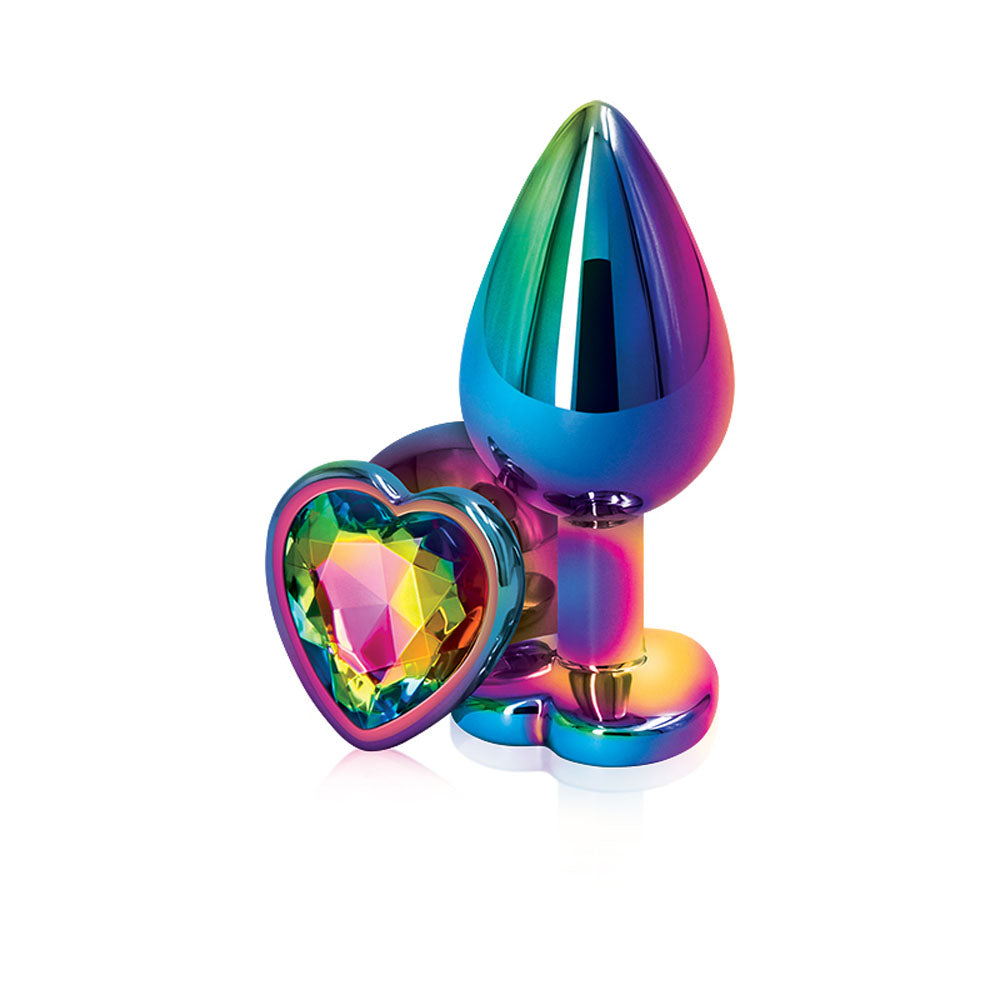 Rear Assets - Multicolor Heart - Medium - Rainbow by nsnovelties from LoveMart Co.