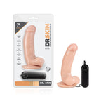 Dr. Skin - Dr. Spin - 7 Inch Gyrating Realistic Dildo - Vanilla by Blush from LoveMart Co.