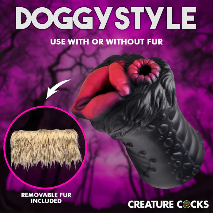 Savage She-Wolf Silicone Stroker by XR Brands from LoveMart Co.