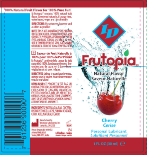ID Frutopia Natural Flavor Cherry 1 Oz by ID - Lubricants from LoveMart Co.